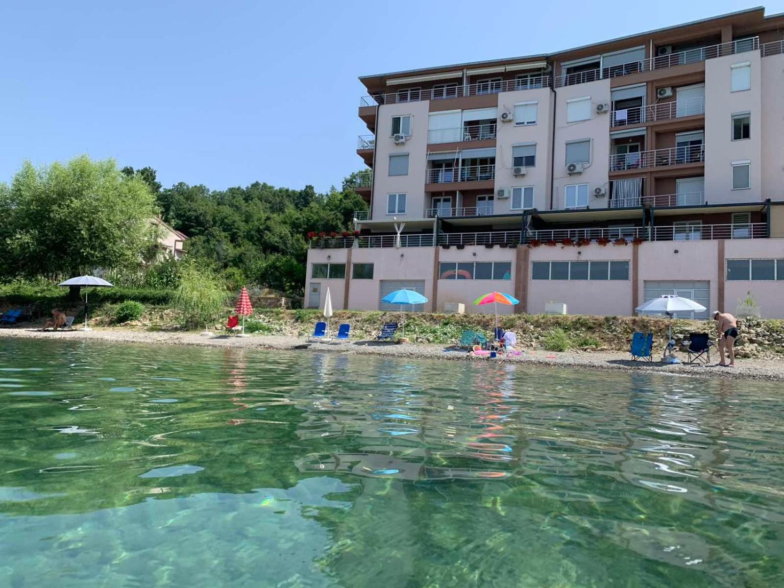 Sunrise Beach - Lake View Deluxe Apartment Peštani Exterior foto