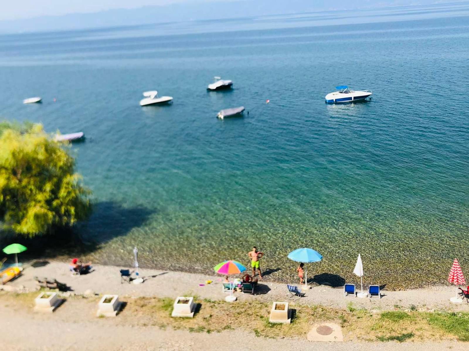 Sunrise Beach - Lake View Deluxe Apartment Peštani Exterior foto