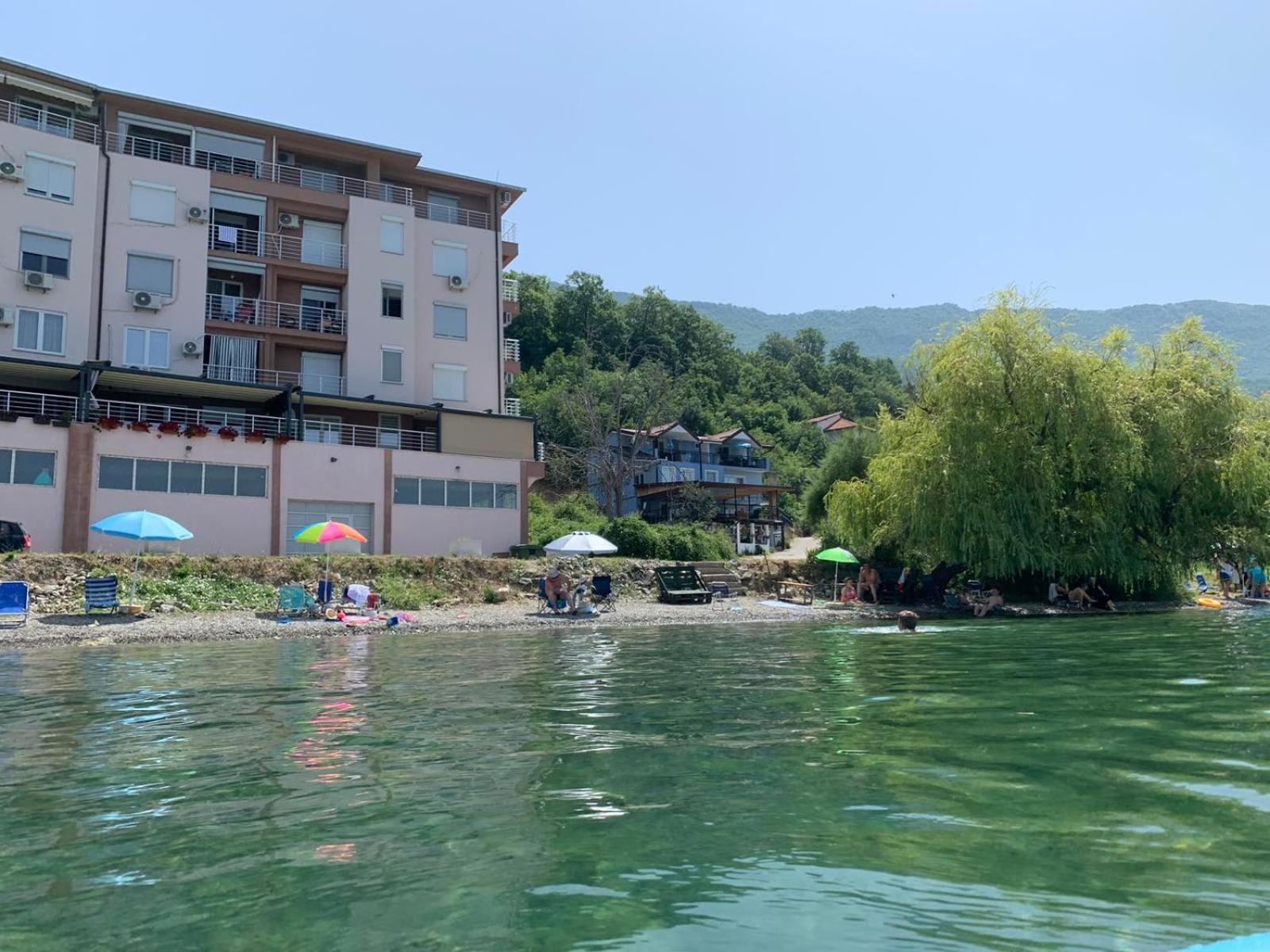 Sunrise Beach - Lake View Deluxe Apartment Peštani Exterior foto